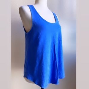 🧍🏻‍♀️ Blue Faded Wash Loose Fit Tank Top 🧍🏻‍♀️